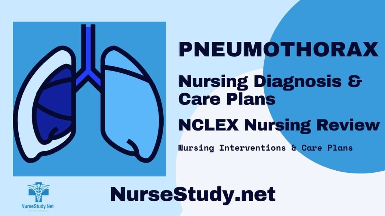 nursing diagnosis for pneumothorax