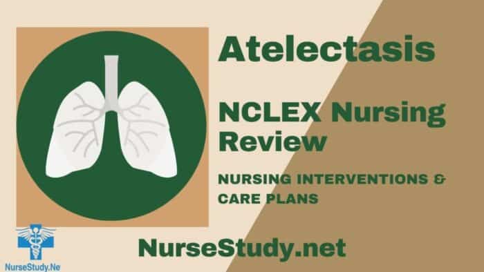 Atelectasis Nursing Diagnosis & Care Plan - NurseStudy.Net