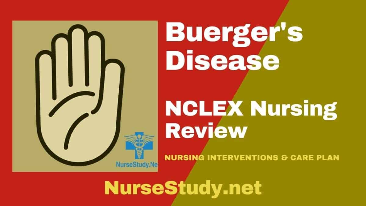 Buerger’s Disease Nursing Diagnosis