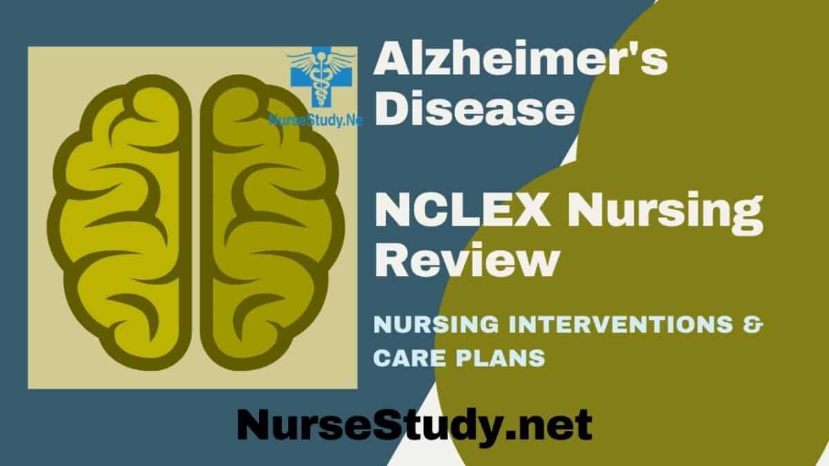 nursing diagnosis for alzheimer's