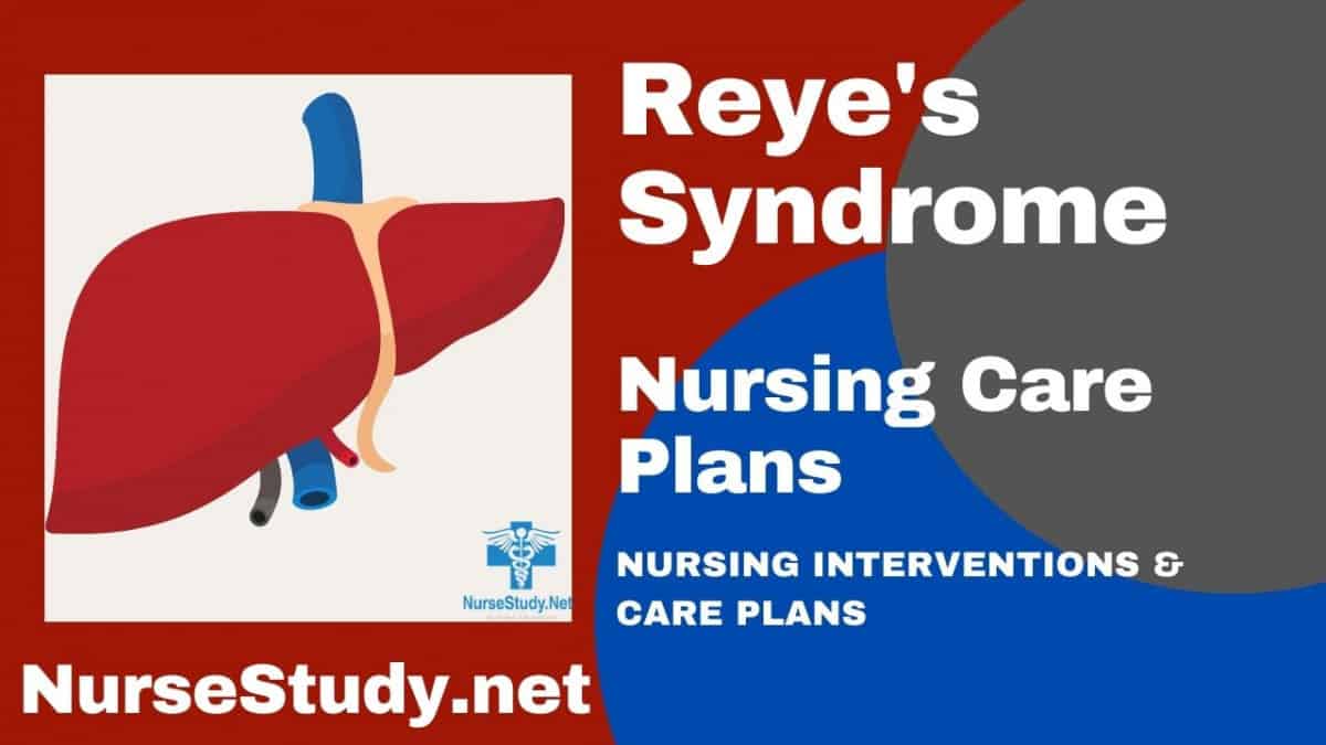 nursing diagnosis for reye's syndrome