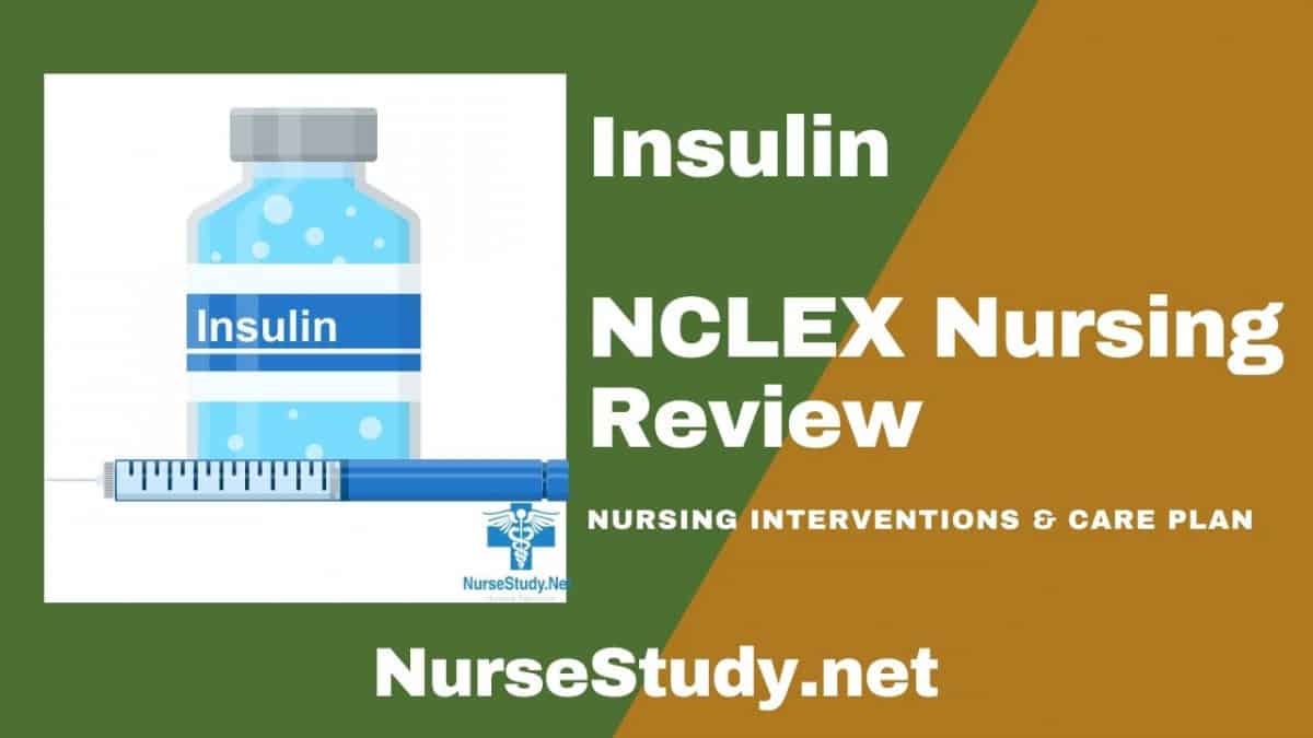 nursing considerations for insulin