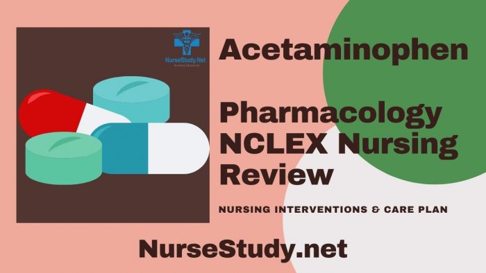 Acetaminophen Nursing Considerations - NurseStudy.Net