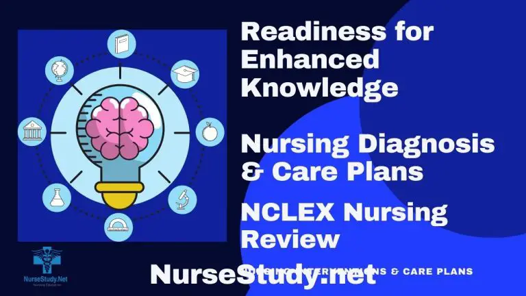 Readiness for Enhanced Knowledge Nursing Diagnosis & Care Plans ...