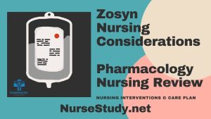 zosyn nursing considerations