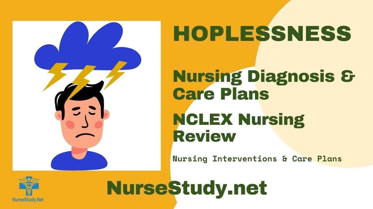 hopelessness nursing diagnosis