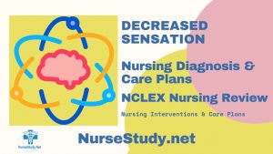 decreased sensation nursing diagnosis