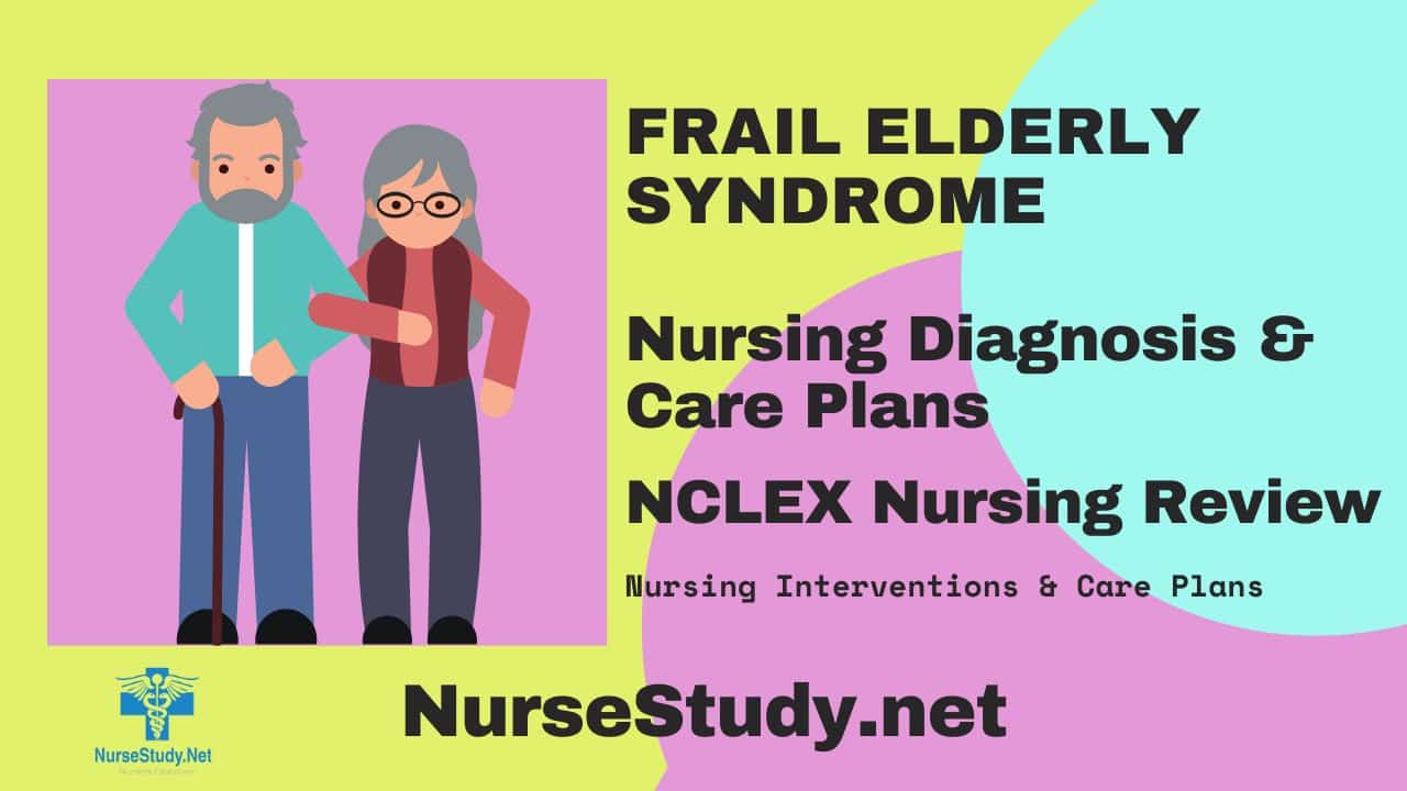 frail elderly syndrome nursing diagnosis