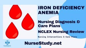 nursing diagnosis for iron deficiency anemia