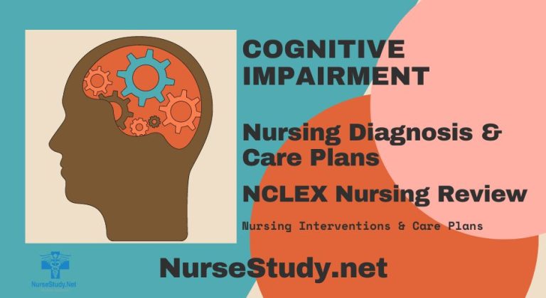 sample nursing care plan for cognitive impairment