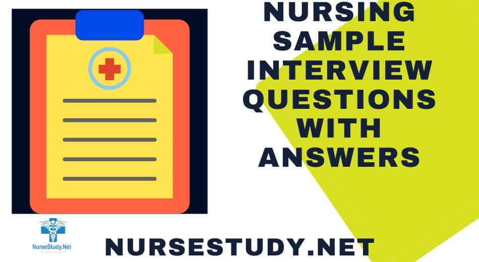 nursing interview questions and answers