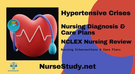 hypertensive crisis nursing diagnosis