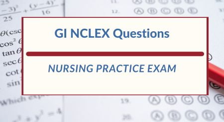 GI NCLEX Questions Set 1